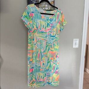 Lilly Pulitzer Neon Abstract Print T-Shirt